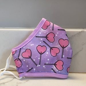 Hot topic pink lolly pop mask